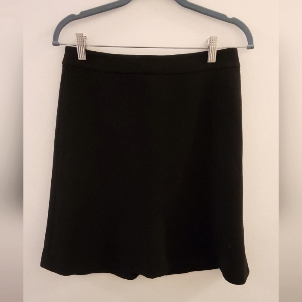 Loft A Line Black Skirt